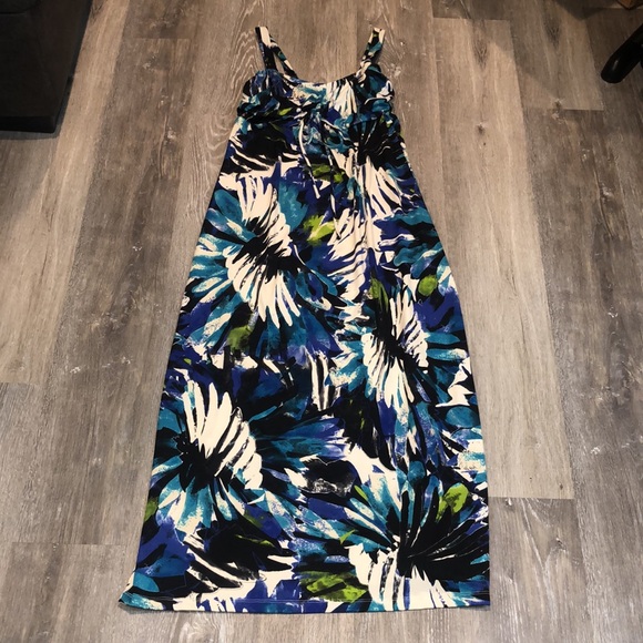 Tropical Long Dress Sz. 6 - Picture 6 of 15